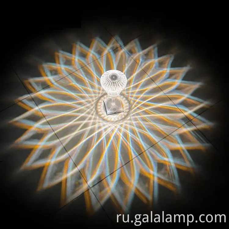 Элегантная контрольная хрустальная настольная лампа для современных домов